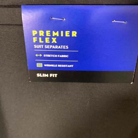 Apt. 9 Mens Premier Flex Slim Fit Suit Pants Stretch & Wrinkle-Resistant Black S - Picture 5 of 8
